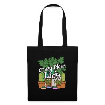 Crazy Plant Lady Plants Potted Plant - Tote Bag - black - Front
