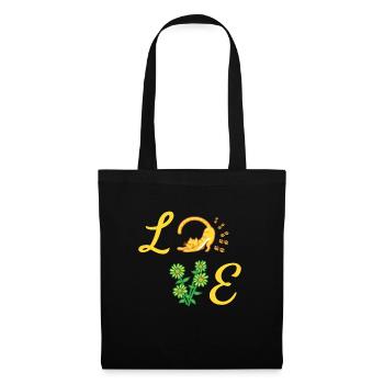 Sunflowers Love Cat Florist Flowers - Tote Bag - black - Front