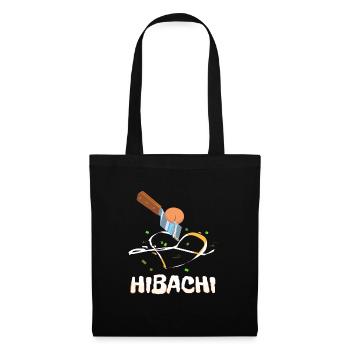 La cuisine Hibachi avec passion - Sac en tissu - noir - Devant