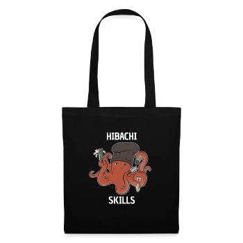 Hibachi Skills Cook Squid Octopus - Tote Bag - black - Front