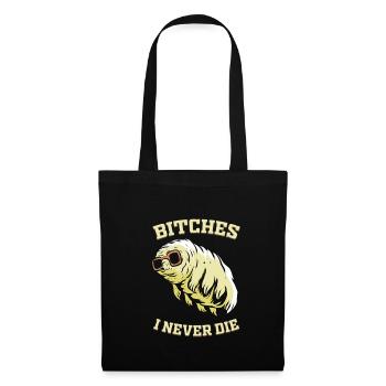 Tardigrade I Never Die Water Bear Microbiology - Tote Bag - black - Front
