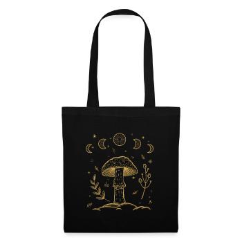 Dark Academia Mushroom Cottagecore Goblincore - Tote Bag - black - Front