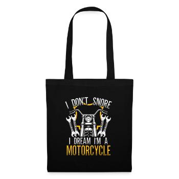 I dream, I'm a motorcycle - Tote Bag - black - Front