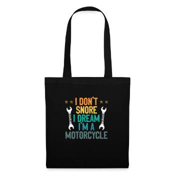 I am a motorcycle - Tote Bag - black - Front
