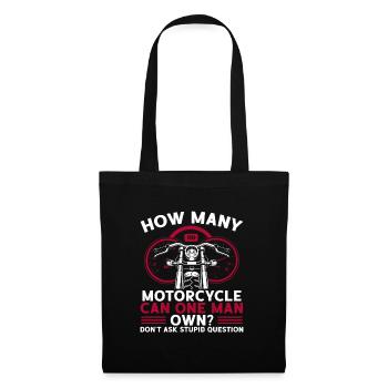 Many motorcycles can be owned - Tote Bag - black - Front