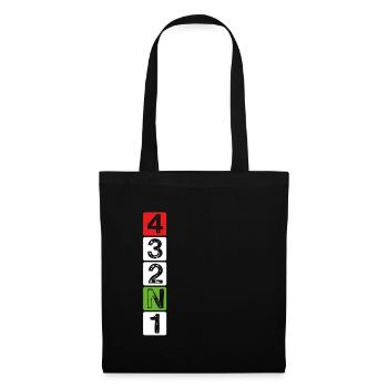 Motorcycle gear shift - Tote Bag - black - Front