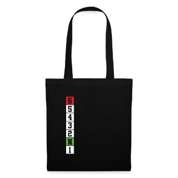 Motorcycle GearShift Six - Tote Bag - black - Front