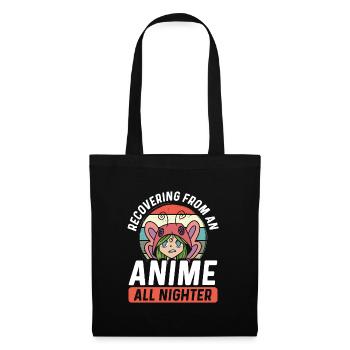Anime Noctambules - Sac en tissu - noir - Devant