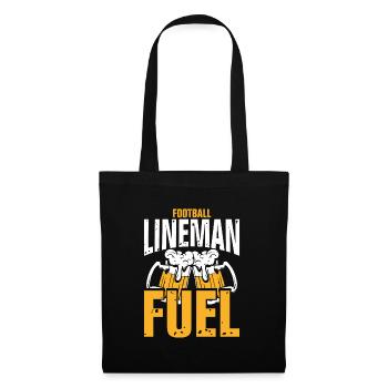 Lineman beer fuel - Tote Bag - black - Front