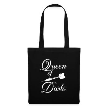 Reine des fléchettes - Sac en tissu - noir - Devant