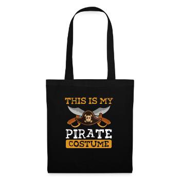 C’est mon costume de pirate - Sac en tissu - noir - Devant