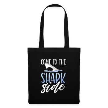 Venez du côté des requins - Sac en tissu - noir - Devant