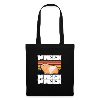 Retro Guinea Pig Vintage - Tote Bag - black - Front