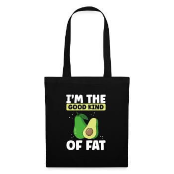 I am the good kind of fat - Tote Bag - black - Front