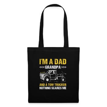 I'm A Dad Grandpa And A Tow Trucker Operator - Tote Bag - black - Front