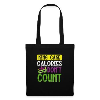 King cake calories don't count - Tote Bag - black - Front