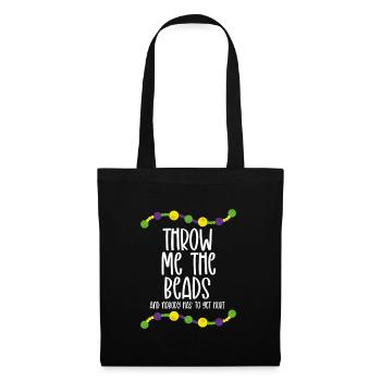 Throw Me The Beads of Color - Tote Bag - black - Front