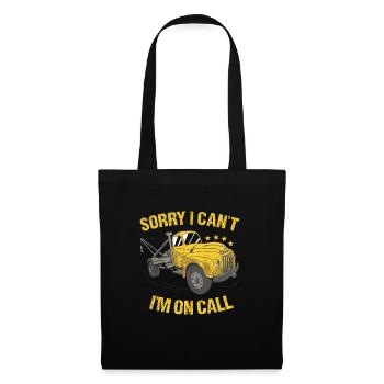 Désolé, je ne peux pas, je suis opérateur de dépanneuse de garde - Sac en tissu - noir - Devant