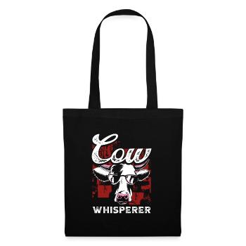 Cool cow whisperer - Tote Bag - black - Front
