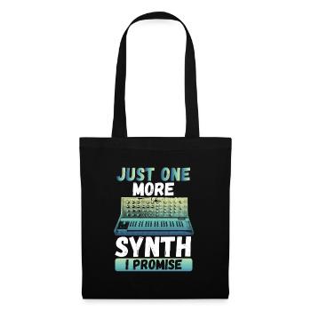 Nur Noch Ein Synthesizer - Stoffbeutel - Schwarz - Vorne