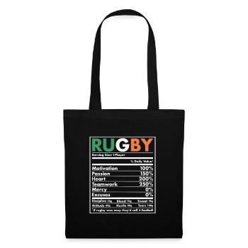 Nutrition Ireland Rugby - Tote Bag - black - Front