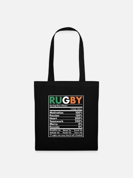 Nutrition Ireland Rugby - Stoffbeutel - Schwarz