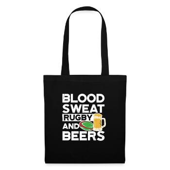 Blood Sweat Rugby And Beers Wales Rugby - Tote Bag - black - Front
