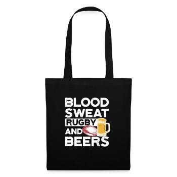 Blood Sweat Rugby et bières Japon Rugby - Sac en tissu - noir - Devant