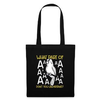 Quelle partie de A ne comprenez-vous pas? - Sac en tissu - noir - Devant