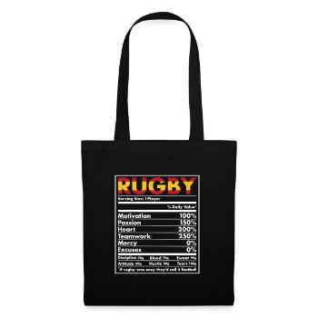 Nutrition Spain Rugby - Tote Bag - black - Front