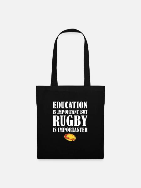 But Rugby Is Importanter Germany Rugby - Stoffbeutel - Schwarz