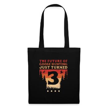 Hunter The Future Of Goose Hunting Just Turned 3 - Tote Bag - black - Front
