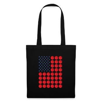Sport Us Flag Basketball - Tote Bag - black - Front