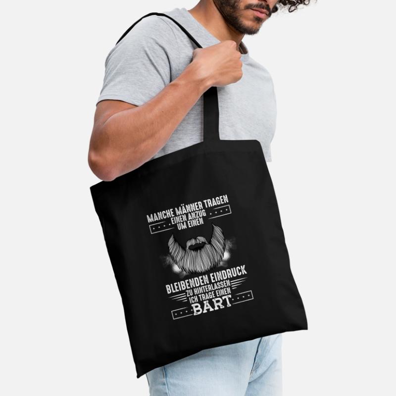 Anzug Oder Bart Stoffbeutel