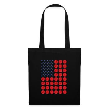 Sport Us Flag Netball - Tote Bag - black - Front