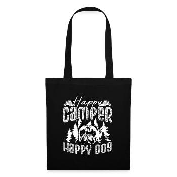 Happy Camper Happy Dog - Sac en tissu - noir - Devant