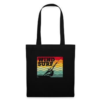 Windsurfers colorés - Sac en tissu - noir - Devant