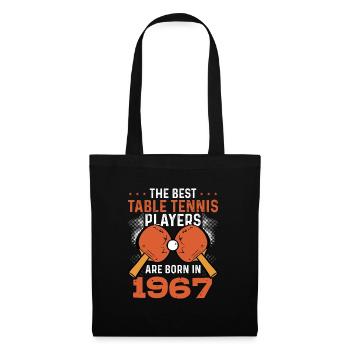 The Best Table Tennis Players 1967 - Tote Bag - black - Front