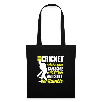 Cricket where you can score - Tote Bag - black - Front