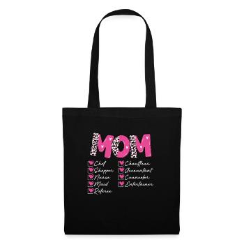 Mom jobs - Tote Bag - black - Front