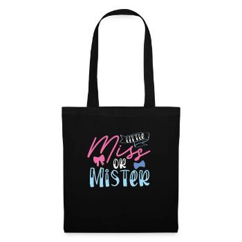 Petite Miss ou Monsieur - Sac en tissu - noir - Devant