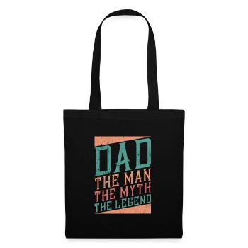 World's Coolest Dad Promoted to Father - Tote Bag - black - Front