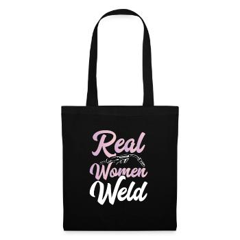 De vraies femmes soudant - Sac en tissu - noir - Devant