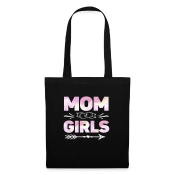 Mère de filles - Sac en tissu - noir - Devant