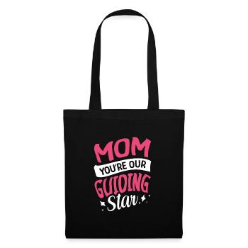 Mom, you are our guiding star - Tote Bag - black - Front