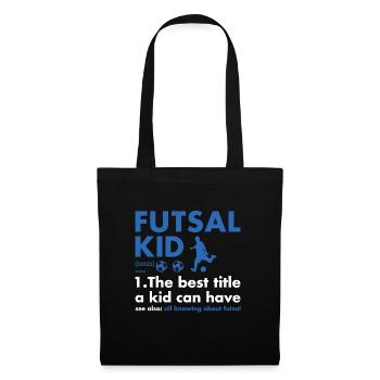 Sport Kid Definition Futsal - Stoffbeutel - Schwarz - Vorne