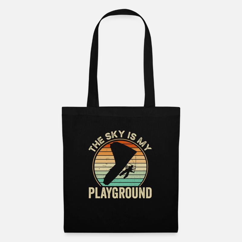 Le paradis est mon terrain de jeu - Sac en tissu - noir