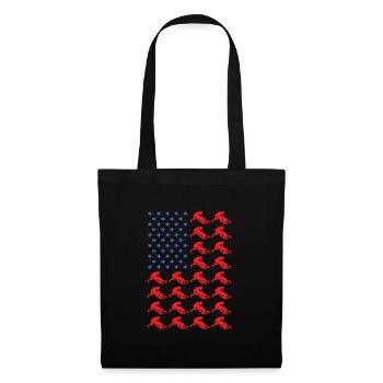 Sport Us Flag Kabaddi - Tote Bag - black - Front