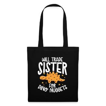 Échangez votre sœur contre des pépites - Sac en tissu - noir - Devant