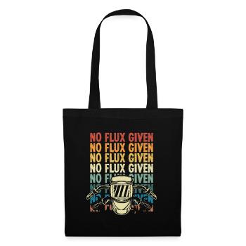 Pas de flux donné rétro - Sac en tissu - noir - Devant